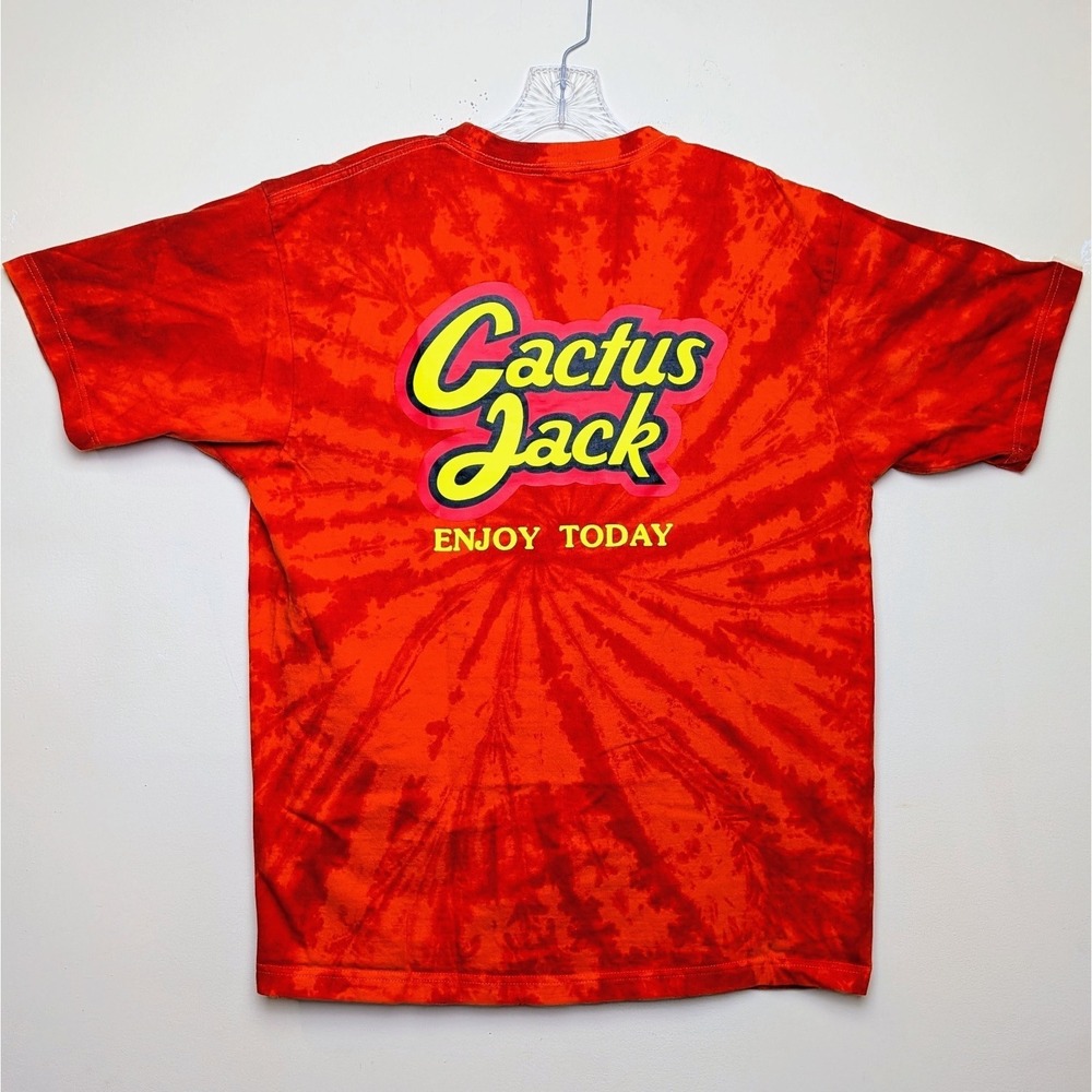 Travis Scott Cactus Jack Reese's Puff Cereal Orange Tie Dye Size Large